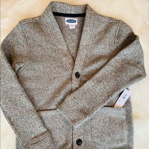 NWT Old Navy Boys V-Neck Button Down Cardi with Pockets